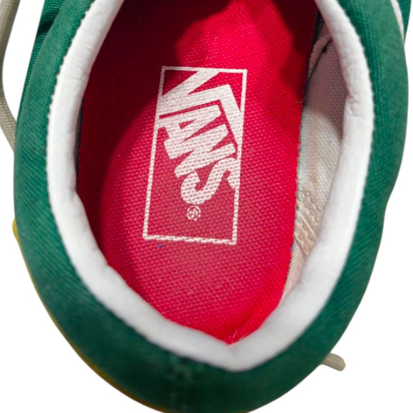 Vans Old Skool Yacht Club Green Blue Suede Sneakers Men 6, Women 7.5 - Picture 4 of 6